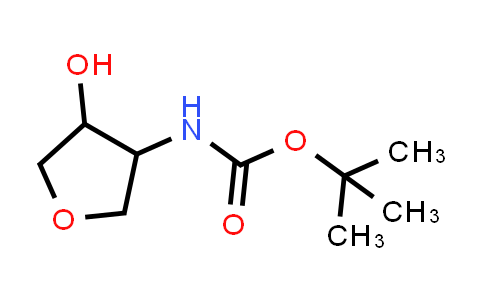 CAS No. 477584-34-2, tert-Butyl (4-hydroxytetrahydrofuran-3-yl)carbamate
