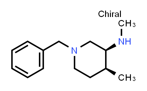 CAS No. 477600-69-4, rel-((3S,4S)-1-Benzyl-N,4-dimethylpiperidin-3-amine)