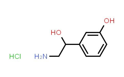 CAS No. 4779-94-6, 3-(2-Amino-1-hydroxyethyl)phenol hydrochloride