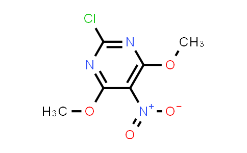 CAS No. 478010-54-7, 2-Chloro-4,6-dimethoxy-5-nitropyrimidine