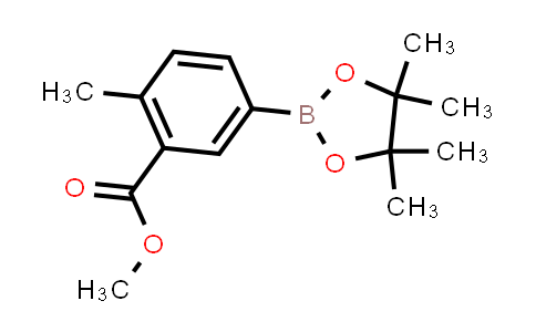 CAS No. 478375-39-2, Methyl 2-methyl-5-(4,4,5,5-tetramethyl-1,3,2-dioxaborolan-2-yl)benzoate