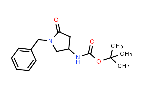 CAS No. 478832-03-0, tert-Butyl (1-benzyl-5-oxopyrrolidin-3-yl)carbamate