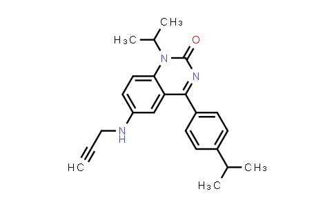 CAS No. 478963-46-1, 1-Isopropyl-4-(4-isopropylphenyl)-6-(prop-2-yn-1-ylamino)quinazolin-2(1H)-one