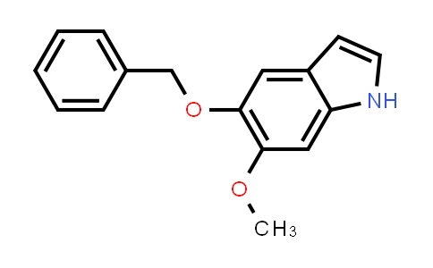 CAS No. 4790-04-9, 5-(Benzyloxy)-6-methoxy-1H-indole