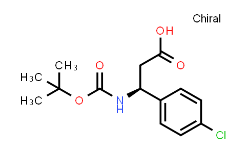 479064-90-9 | (S)-3-((tert-Butoxycarbonyl)amino)-3-(4-chlorophenyl)propanoic acid