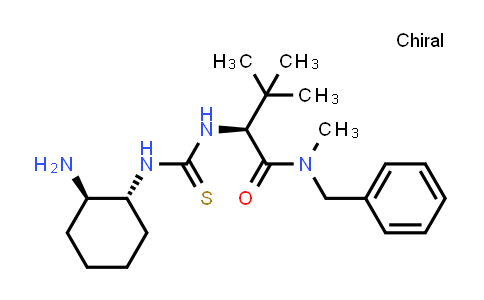 CAS No. 479423-21-7, (S)-2-(3-((1R,2R)-2-Aminocyclohexyl)thioureido)-N-benzyl-N,3,3-trimethylbutanamide