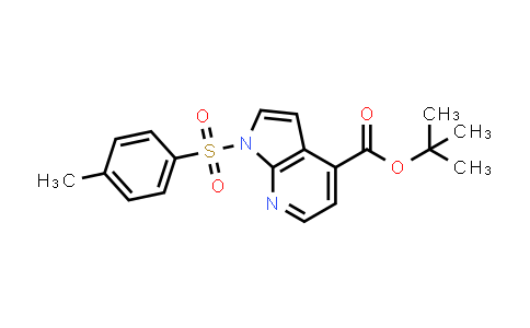 CAS No. 479552-74-4, 1H-Pyrrolo[2,3-b]pyridine-4-carboxylic acid, 1-[(4-methylphenyl)sulfonyl]-, 1,1-dimethylethyl ester