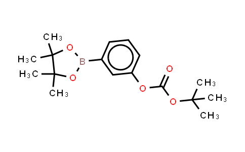 CAS No. 480438-74-2, tert-Butyl-3-(4,4,5,5-tetramethyl-1,3,2-dioxa-borolan-2-yl) phenyl carbonate