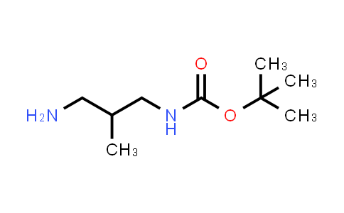 CAS No. 480452-05-9, tert-Butyl N-(3-amino-2-methylpropyl)carbamate
