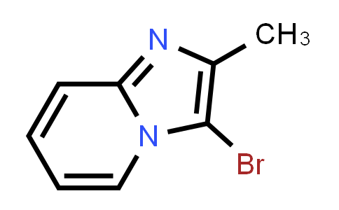 CAS No. 4805-70-3, 3-Bromo-2-methylimidazo[1,2-a]pyridine