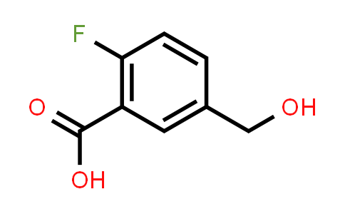 CAS No. 481075-38-1, 2-Fluoro-5-(hydroxymethyl)benzoic acid