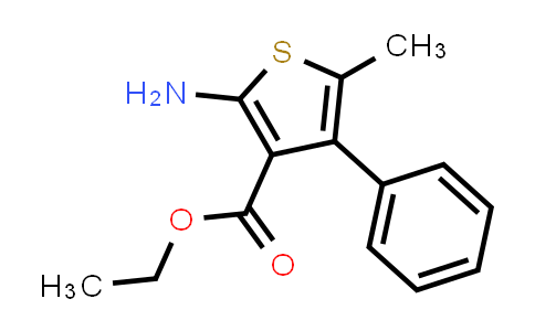 CAS No. 4815-37-6, Ethyl 2-amino-5-methyl-4-phenylthiophene-3-carboxylate