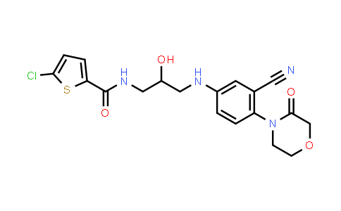 482306-17-2 | 2-Thiophenecarboxamide, 5-chloro-N-[3-[[3-cyano-4-(3-oxo-4-morpholinyl)phenyl]amino]-2-hydroxypropyl]-