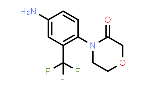 CAS No. 482308-08-7, 3-Morpholinone, 4-[4-amino-2-(trifluoromethyl)phenyl]-