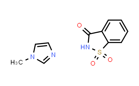CAS No. 482333-74-4, Saccharin 1-methylimidazole