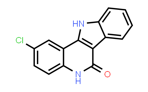 CAS No. 483995-48-8, 2-Chloro-5H-indolo[3,2-c]quinolin-6(11H)-one