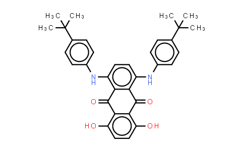 CAS No. 4851-50-7, 1,4-bis4-(1,1-Dimethylethyl)phenylamino-5,8-diohanthraquinone