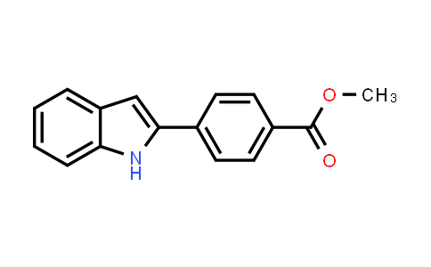 CAS No. 485321-10-6, Methyl 4-(1H-indol-2-yl)benzoate