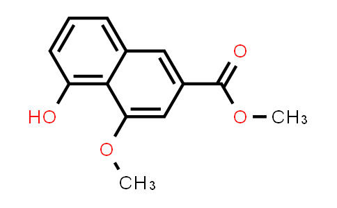 CAS No. 485799-84-6, 2-Naphthalenecarboxylic acid, 5-hydroxy-4-methoxy-, methyl ester