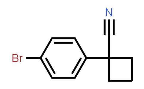 CAS No. 485828-58-8, 1-(4-Bromophenyl)cyclobutanecarbonitrile