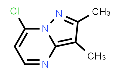 CAS No. 4879-18-9, 7-Chloro-2,3-dimethylpyrazolo[1,5-a]pyrimidine