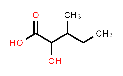 CAS No. 488-15-3, 2-Hydroxy-3-methylpentanoic acid