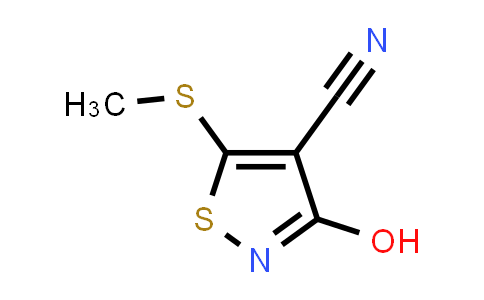 CAS No. 4886-02-6, 4-Cyano-3-hydroxy-5-methylthioisothiazole