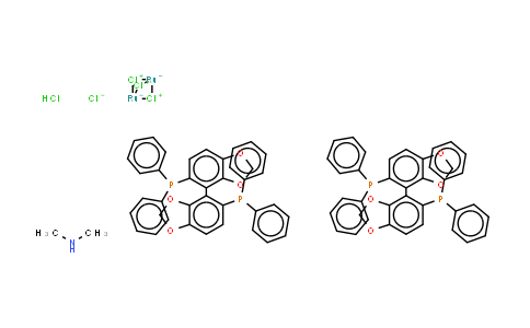 CAS No. 488809-34-3, [NH2Me2][(RuCl((S)-segphos(regR)))2(mu-Cl)3]