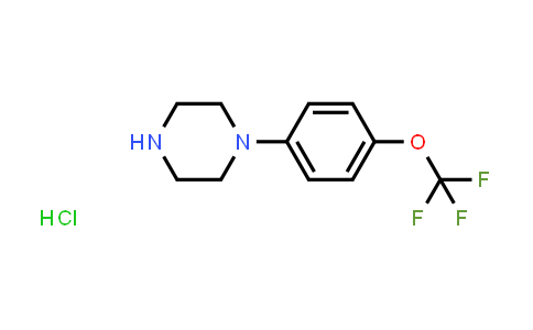 CAS No. 490030-46-1, 1-(4-(Trifluoromethoxy)phenyl)piperazine hydrochloride