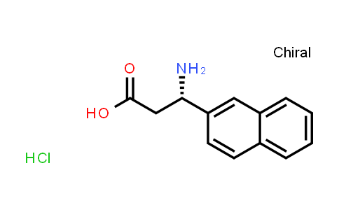CAS No. 490034-76-9, (S)-3-amino-3-(naphthalen-2-yl)propanoic acid hydrochloride