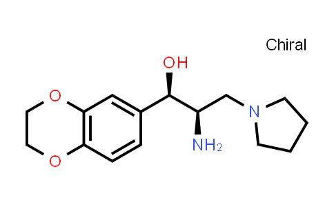 CAS No. 491833-28-4, (1R,2R)-2-Amino-1-(2,3-dihydro-1,4-benzodioxin-6-yl)-3-(pyrrolidin-1-yl)propan-1-ol