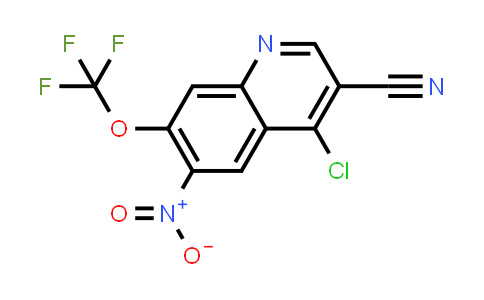 492456-55-0 | 3-Quinolinecarbonitrile, 4-chloro-6-nitro-7-(trifluoromethoxy)-