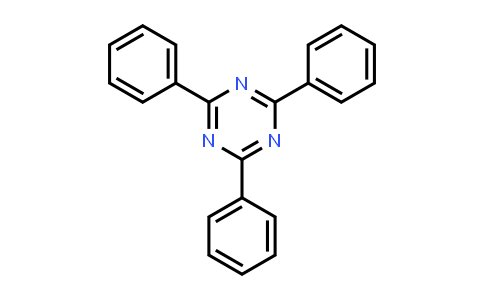 CAS No. 493-77-6, 2,4,6-Triphenyl-1,3,5-triazine