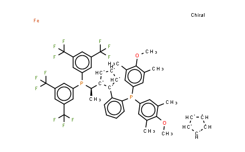 MC556625 | 494227-30-4 | (R)-1-[(R)-2-(2'-二(3,5-二甲基-4-甲氧基苯基)苯基膦)三戊铁基]乙基(双-3,5-三氯甲基苯基)膦
