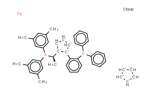 MC556626 | 494227-31-5 | (R)-(+)-1-[(R)-2-(2'-二苯膦苯基)二茂铁基]乙基二(3,5-二甲苯基)膦