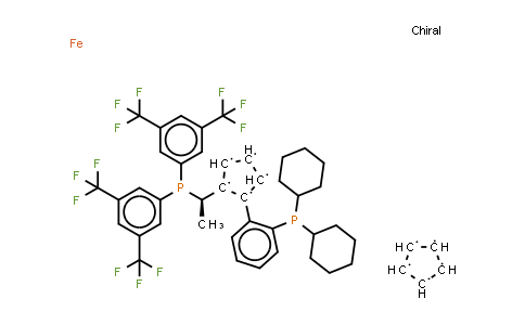 494227-32-6 | (R)-1-((R)-2-(2'-二环己基膦苯基)三戊铁基]乙基(双-3,5-三氟甲基苯基)膦
