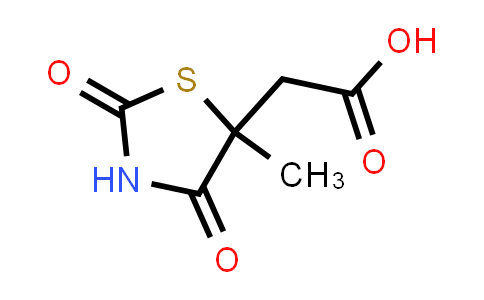 CAS No. 496020-58-7, (5-Methyl-2,4-dioxo-1,3-thiazolidin-5-yl)acetic acid