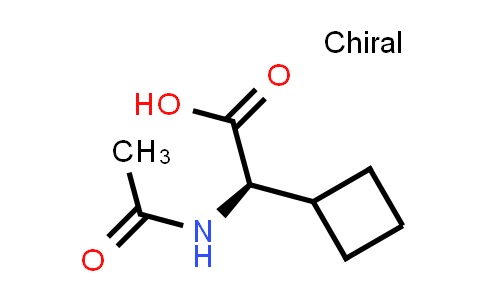 CAS No. 49607-09-2, (R)-2-Acetamido-2-cyclobutylacetic acid