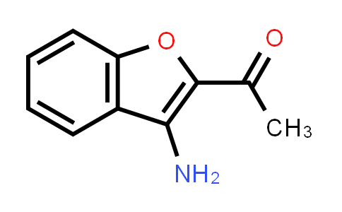 CAS No. 49615-96-5, 1-(3-Aminobenzofuran-2-yl)ethan-1-one