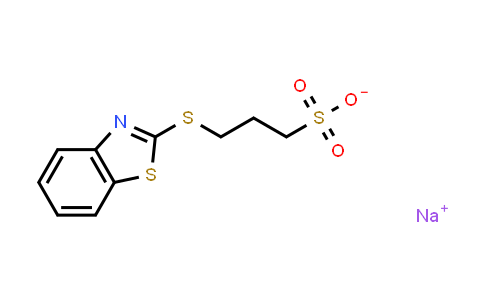 CAS No. 49625-94-7, Sodium 3-(benzo[d]thiazol-2-ylthio)propane-1-sulfonate