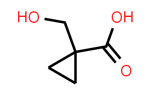 CAS No. 49640-66-6, 1-(Hydroxymethyl)cyclopropane carboxylic acid