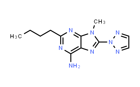 CAS No. 496955-42-1, 2-Butyl-9-methyl-8-(2H-1,2,3-triazol-2-yl)-9H-purin-6-amine