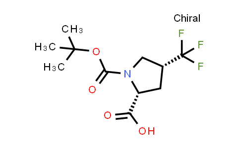 MC556773 | 497103-78-3 | (2R,4R)-1-(tert-Butoxycarbonyl)-4-(trifluoromethyl)pyrrolidine-2-carboxylic acid