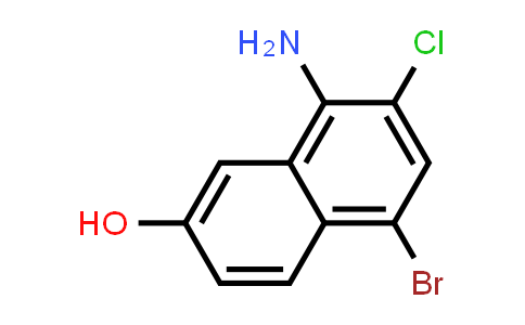 CAS No. 497151-51-6, 8-Amino-5-bromo-7-chloro-2-naphthalenol
