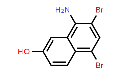 CAS No. 497151-52-7, 8-Amino-5,7-dibromo-2-naphthalenol