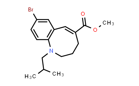 CAS No. 497224-04-1, Methyl 8-bromo-1-(2-methylpropyl)-1,2,3,4-tetrahydro-1-benzazocine-5-carboxylate