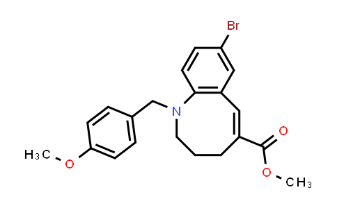 CAS No. 497224-08-5, Methyl 8-bromo-1-(4-methoxybenzyl)-1,2,3,4-tetrahydro-1-benzazocine-5-carboxylate