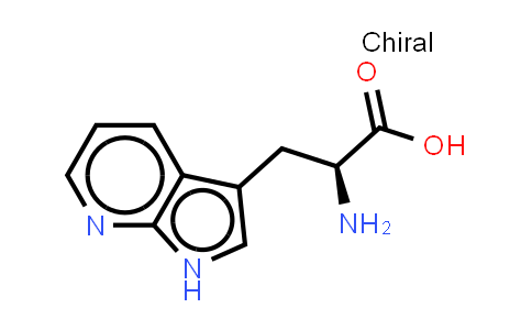 CAS No. 49758-35-2, 1H-Pyrrolo[2,3-b]pyridine-3-propanoic acid, a-amino-, (aS)-
