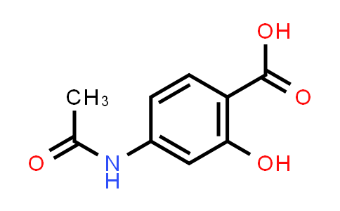 CAS No. 50-86-2, Benzoic acid, 4-(acetylamino)-2-hydroxy-