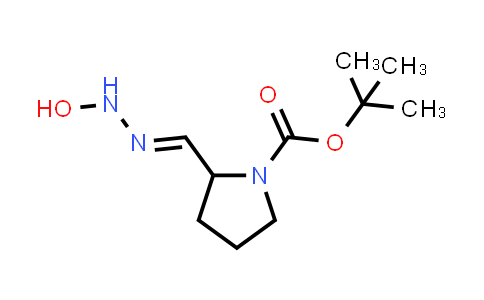 CAS No. 500024-95-3, tert-Butyl 2-((2-hydroxyhydrazono)methyl)pyrrolidine-1-carboxylate